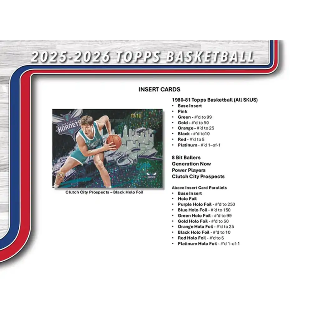 Topps Basketball 2025/26 – NBA Flagship Mega Box [Hobby]| Autographs, Relics, Parallels, Rookie Cards
