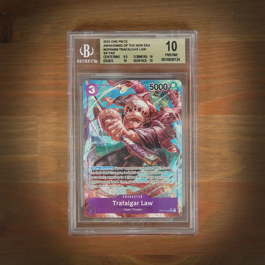 Trafalgar Law OP05-069 SR Alt Art - Beckett BGS 10