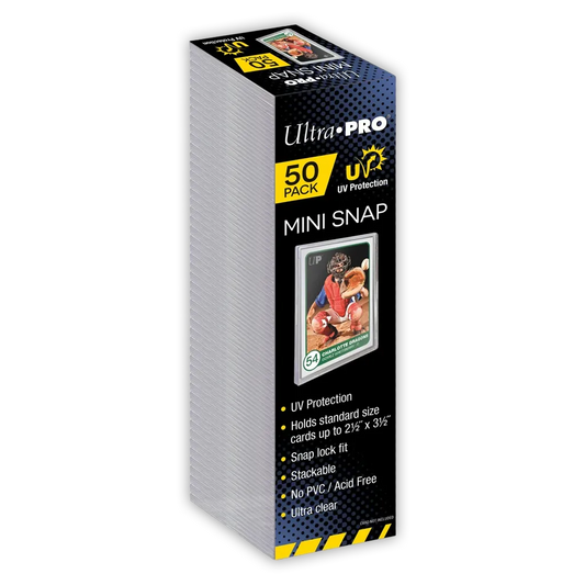 Ultra PRO UV Mini Snap Card Holder für Standardkarten im 50er-Pack