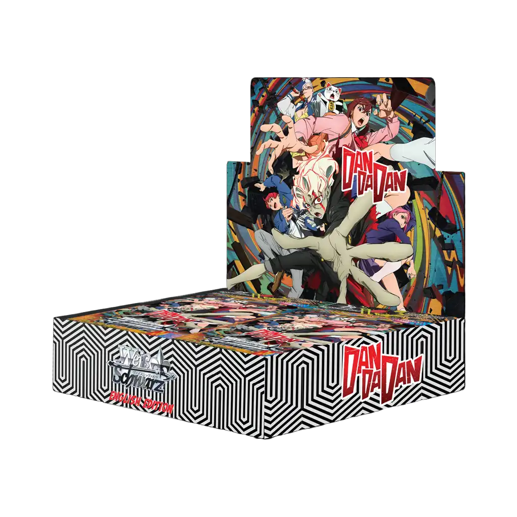 Weiß Schwarz TV Anime DANDADAN Booster Display – englische Edition mit 12 Boosterpacks, offizielles Display-Artwork mit Momo, Okarun, Aira und Turbo Granny
