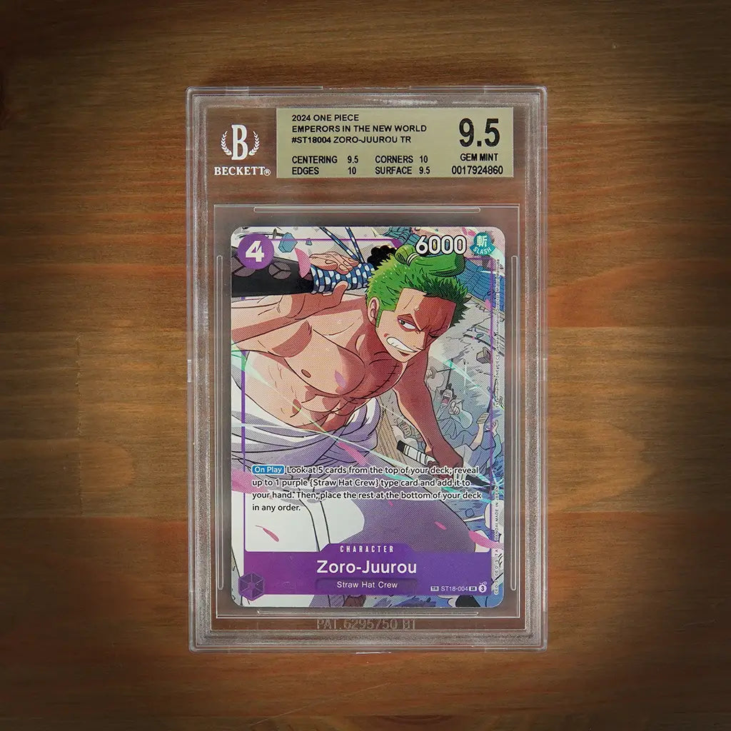 One Piece Card Game - Zoro-Juurou ST18-004 TR - Beckett BGS 9.5 [EN]