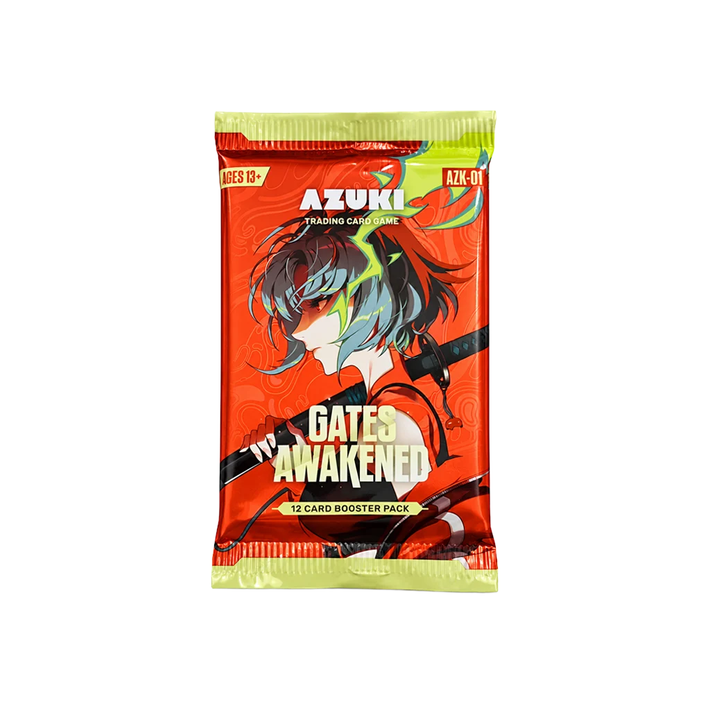 Azuki TCG Gates Awakened AZK-01 Einzelbooster Englisch mit 12 Karten