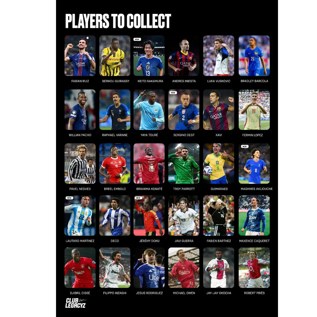 🟢LIVESTREAM - Club Legacyz - Icons 4th Edition World Heroes Football Cards [EN]