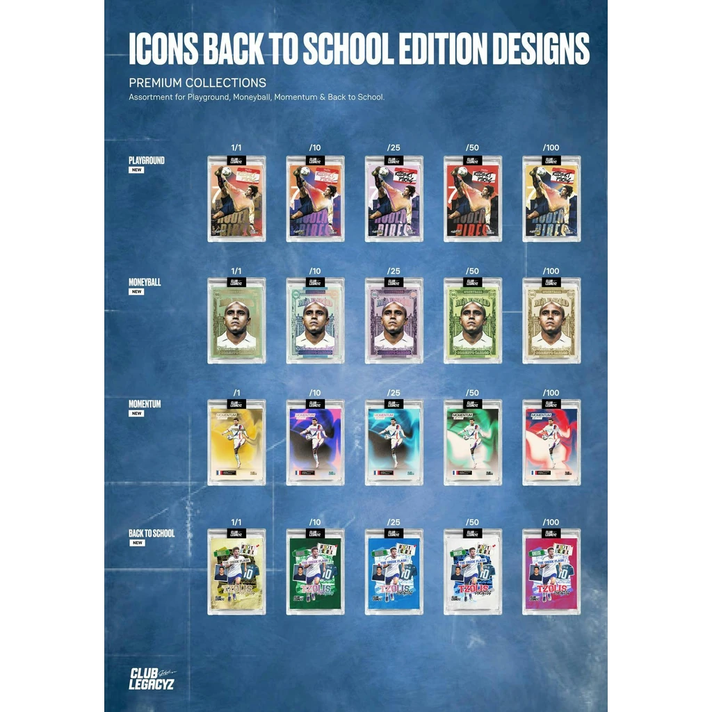 Club Legacyz - Icons Football Cards Back to School 5th Edition Display [EN]