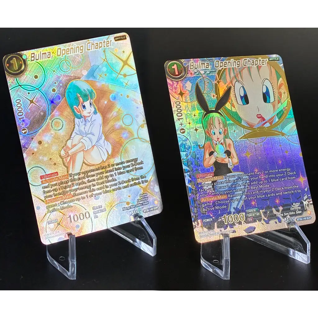 DBS B30 Bulma Opening Chapter Secret Rare God Rare Dragon Ball Super