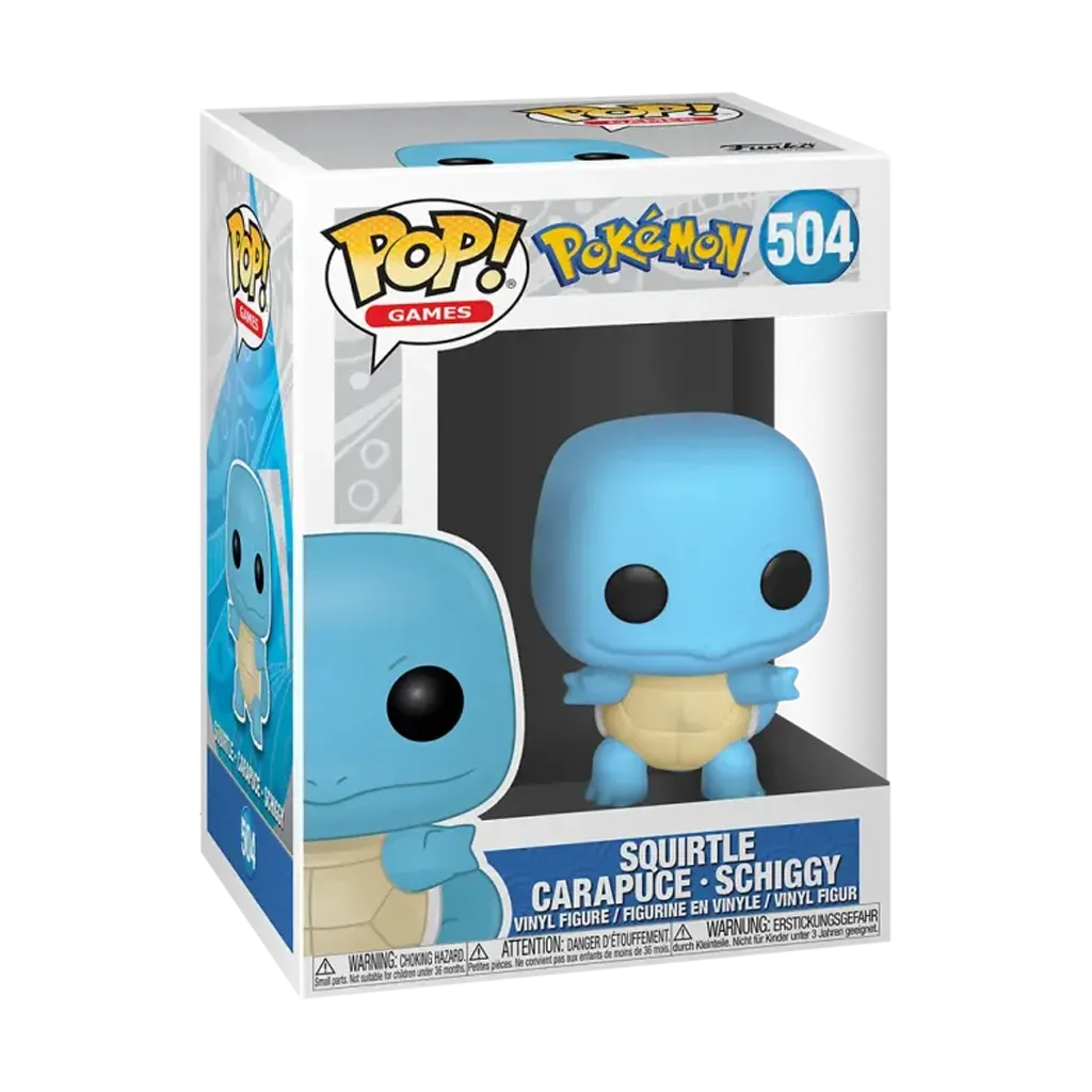 Funko POP Pokemon Schiggy Squirtle #504 in Originalverpackung
