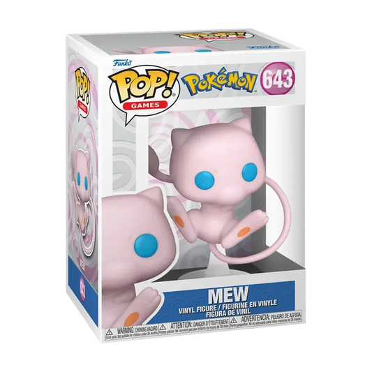 Funko POP Pokemon Mew #643 in Originalverpackung Vorderseite