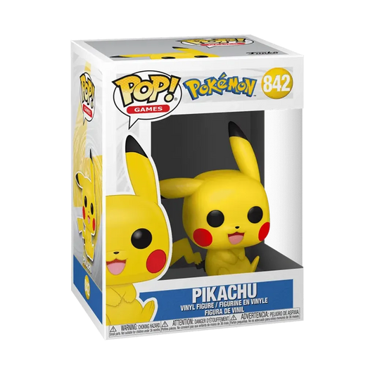 Funko POP Pokemon Pikachu sitzend #842 in Originalverpackung