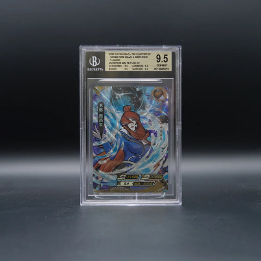 Mei Terumi NR-BP-026 BP Naruto Kayou BGS 9.5 Gem Mint chinesisch, Slab Vorderseite