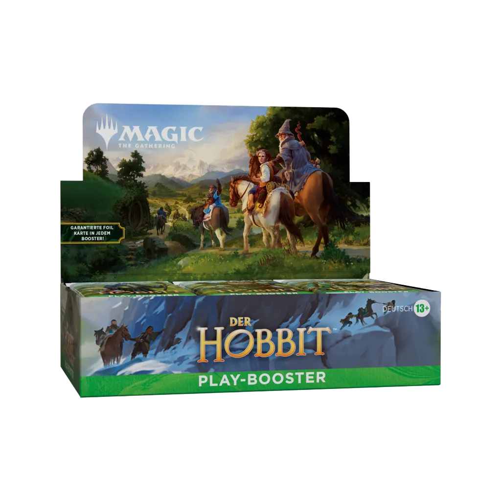 MTG Der Hobbit Play-Booster-Display mit 30 Play-Boostern und Foil-Box-Topper deutsche Ausgabe