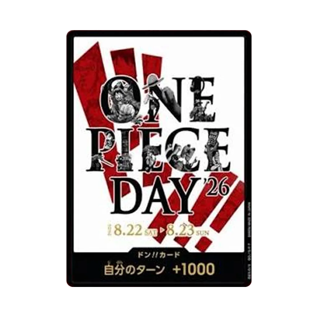 One Piece DAY 26 exklusive DON Card japanische Premium Card Collection
