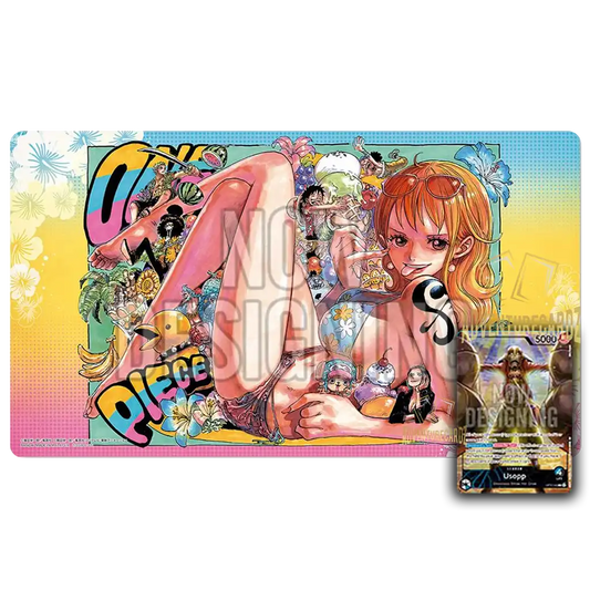 One Piece Card Game - Official Playmat Bandai Card Games Vol. 3 - Usopp OP10-042 Leader [EN]