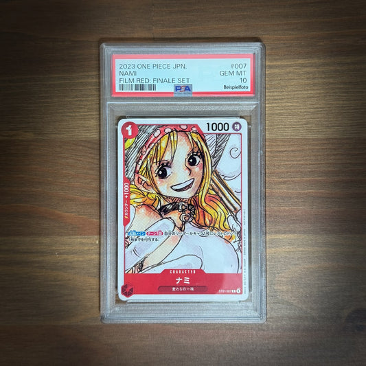 One Piece Card Game - Nami Film Red Finale Set ST01-007 C PSA 10 [JP]