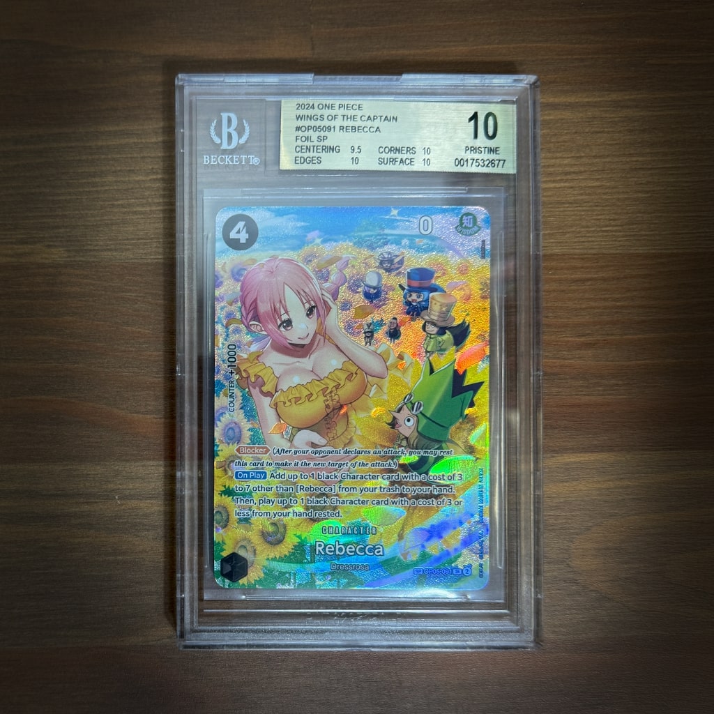 One Piece Card Game - Rebecca Wings of the Captain SP BGS 10 OP05-91 BGS 10 [EN]