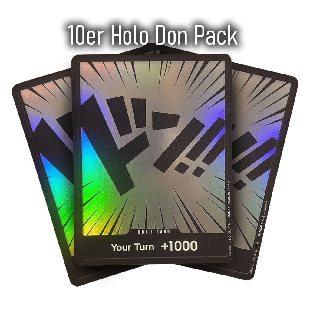 One Piece Card Game - 10x DON!! Holo Karten [EN]