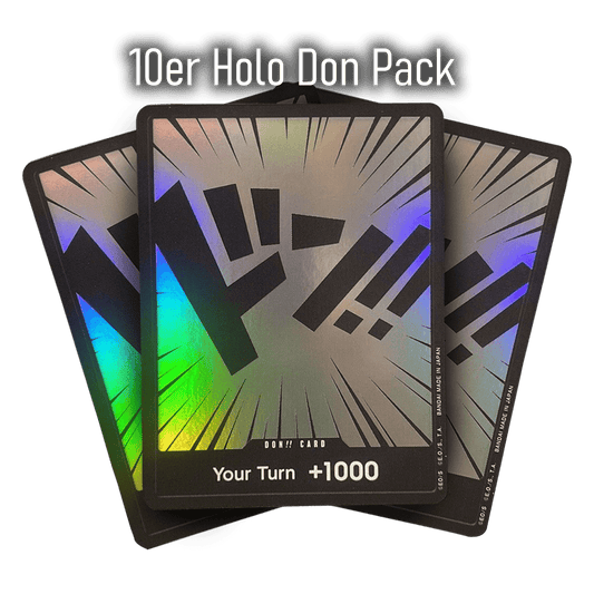 One Piece Card Game - 10x DON!! Holo Karten [EN]