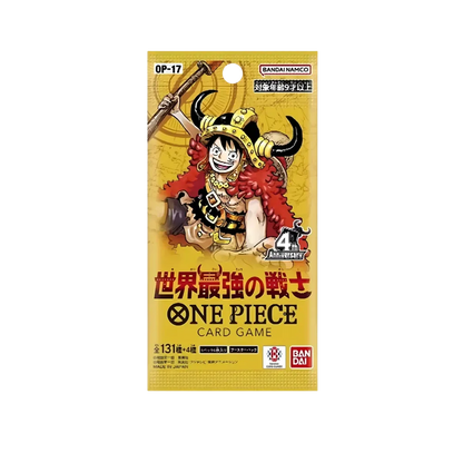 One Piece Card Game OP17 The World's Strongest Warriors Booster japanisch mit Elbaf Luffy