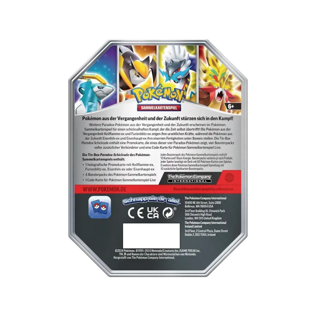 Pokemon Tin Inhalt Booster Promokarte Beschreibung