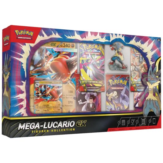 Pokemon TCG - Mega Lucario ex Figuren Kollektion [DE]