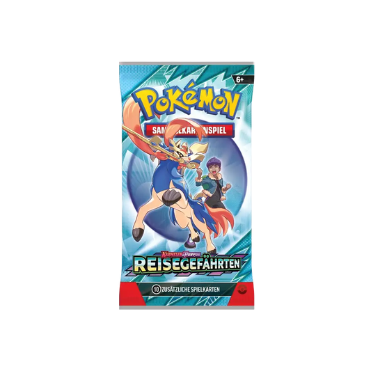 pokemon reisegefährten Booster mit Zacian Artwork