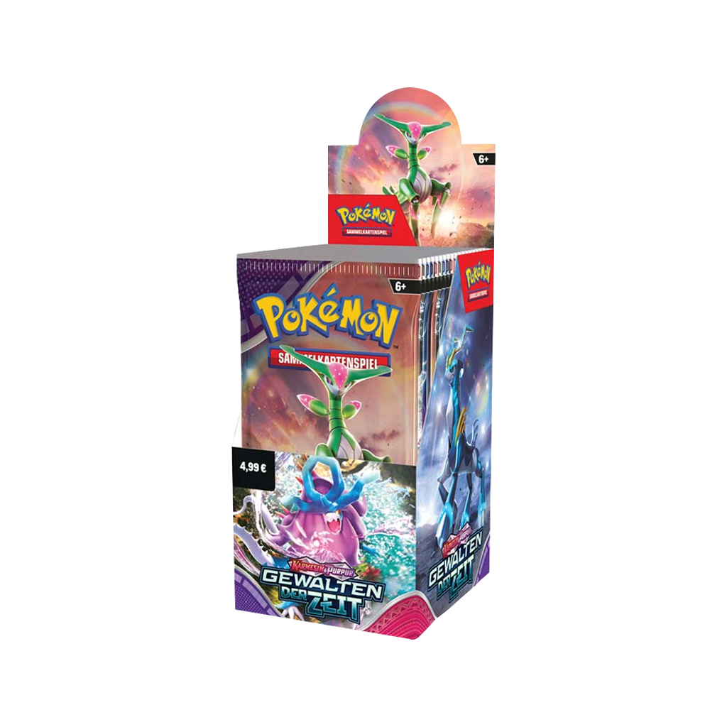 Pokemon - Karmesin & Purpur Gewalten der Zeit KP05 18er Display [DE]