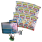 Pokémon Karmesin & Purpur 8.5 Prismatische Entwicklungen Premium-Figuren-Kollektion Psiana & Nachtara Deutsch mit 11 Boostern, 2 Promo-Karten, Figur & Pin.