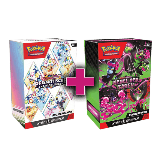 Pokemon - Prismatische Entwicklungen & Nebel der Sagen Booster Bundle Kombipaket