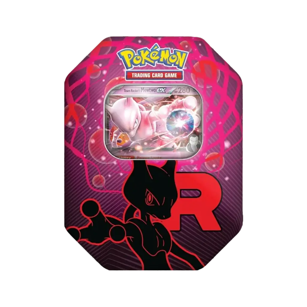 Pokemon - Team Rocket Herbst 2025 Tin Nidoking/Mewtu/Snobilikat [EN]