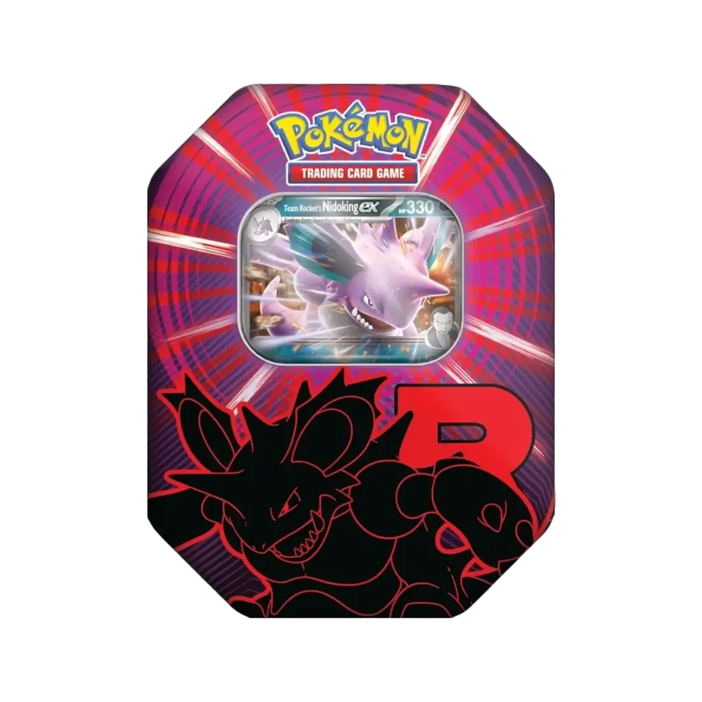Pokemon - Team Rocket Herbst 2025 Tin Nidoking/Mewtu/Snobilikat [EN]