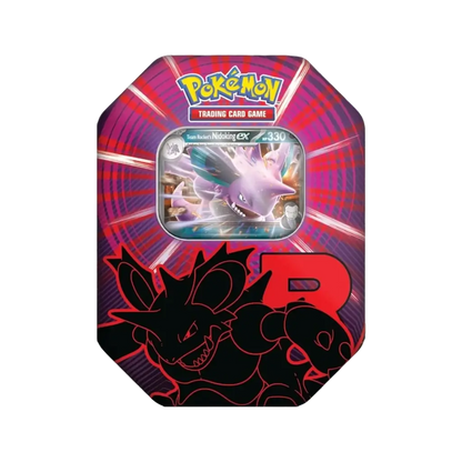 Pokemon - Team Rocket Herbst 2025 Tin Nidoking/Mewtu/Snobilikat [EN]