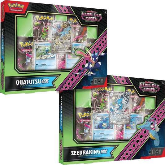 Pokemon - Karmesin & Purpur 06.5 Nebel der Sagen EX Spezial Kollektion Seedraking/Quajutsu [DE]