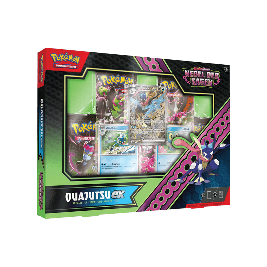 Pokemon - Karmesin & Purpur 06.5 Nebel der Sagen EX Spezial Kollektion Seedraking/Quajutsu [DE]