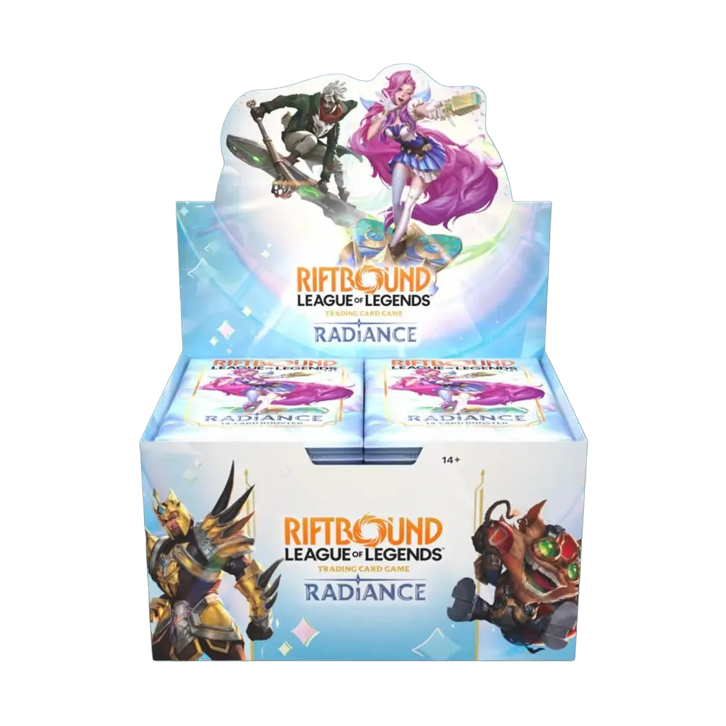 Riftbound League of Legends Radiance Booster Display Englisch mit 24 Boostern