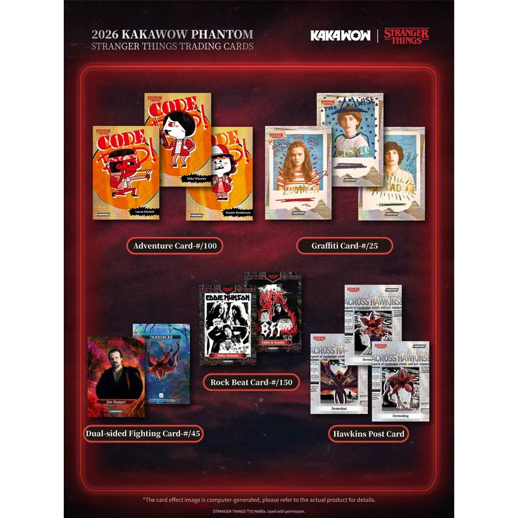🟢LIVESTREAM - Kakawow - Phantom Stranger Things Trading Cards Hobby Box 2026