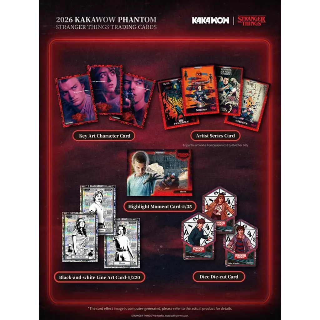 🟢LIVESTREAM - Kakawow - Phantom Stranger Things Trading Cards Hobby Box 2026