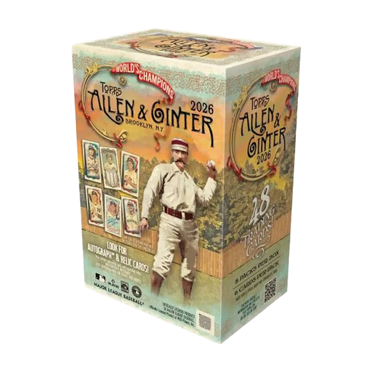 Topps Allen & Ginter Baseball 2026 Value Box mit 8 Packs und 48 Sammelkarten