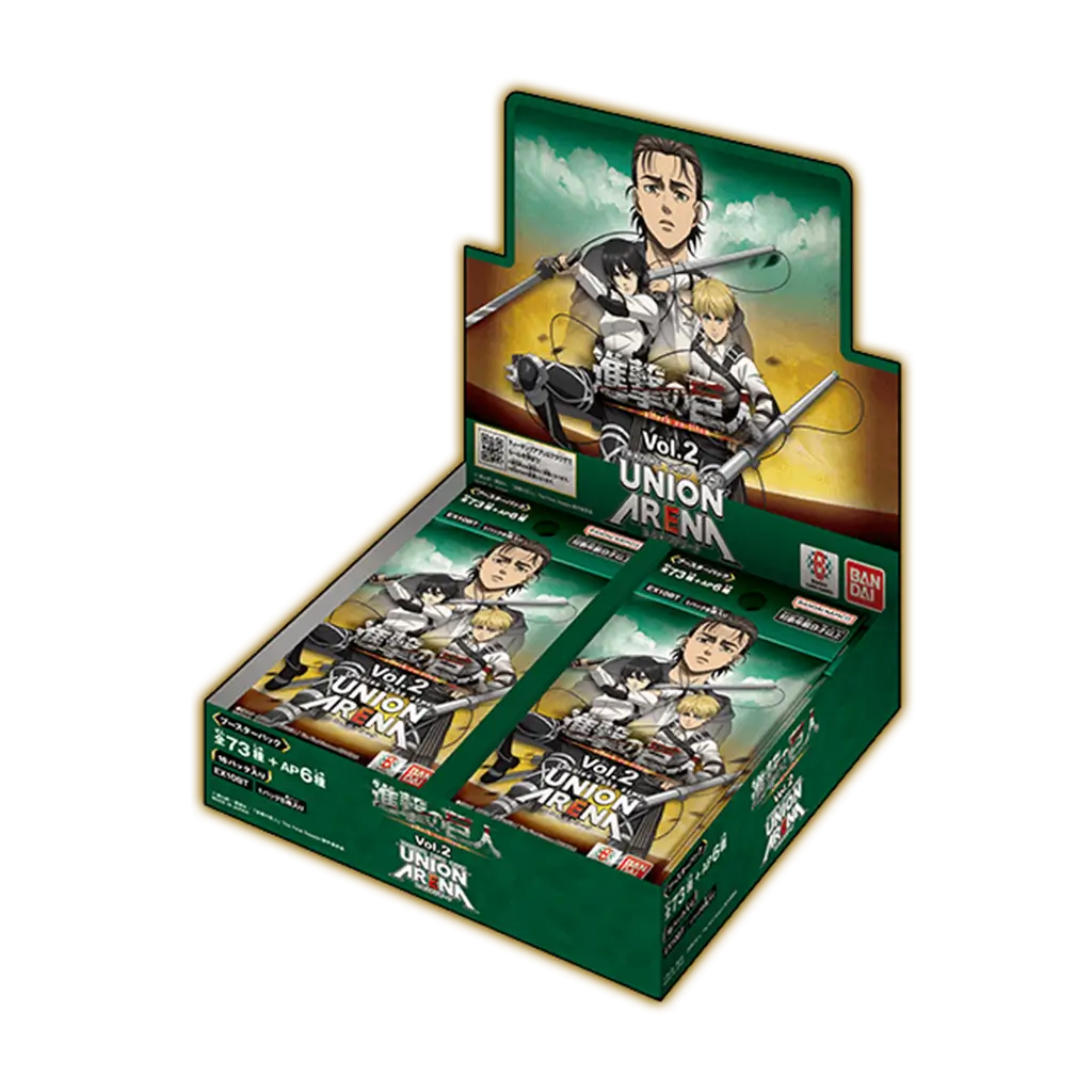 union arena attack on titan vol.2 booster box display EX10BT