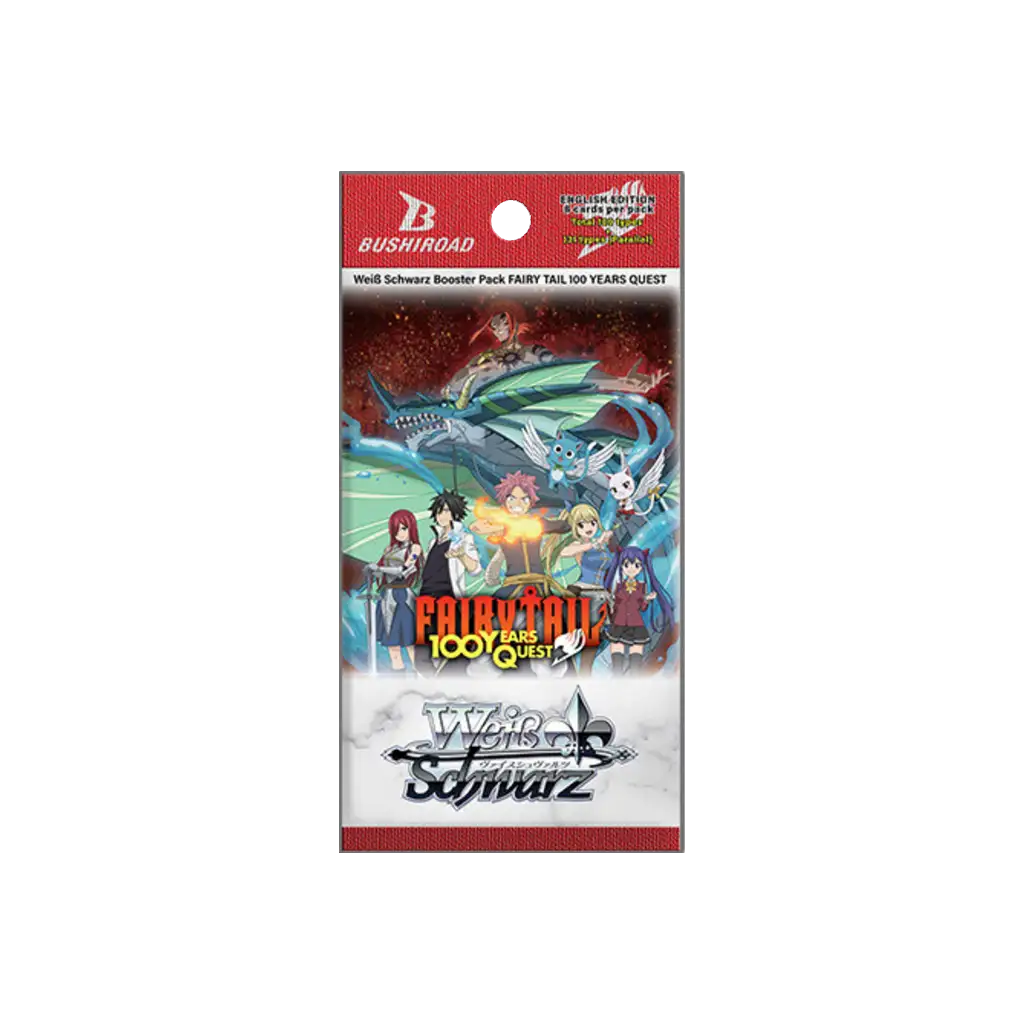 weiß schwarz fairy tail booster englisch