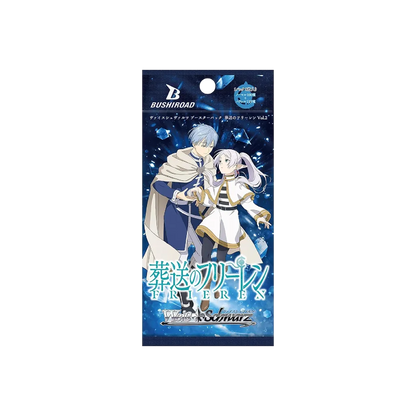 Weiß Schwarz Sousou no Frieren Vol. 2 Booster Pack japanisch mit Frieren und Himmel auf der blauen Verpackung
