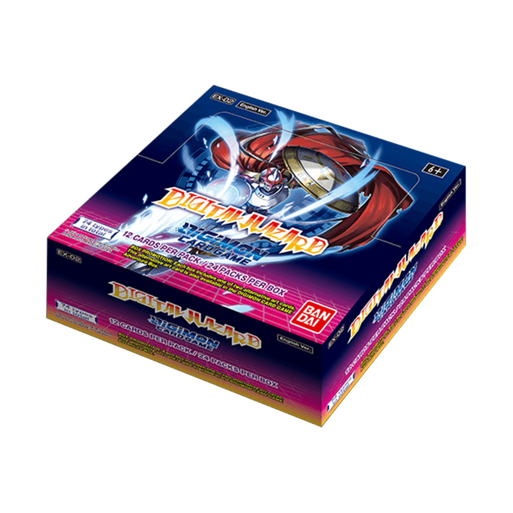 Digimon Card Game Digital Hazard EX 02 Booster Display