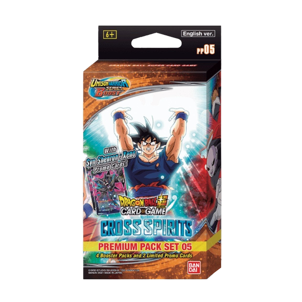DragonBall Super Card Game Premium Pack Set 05 Cross Spirits