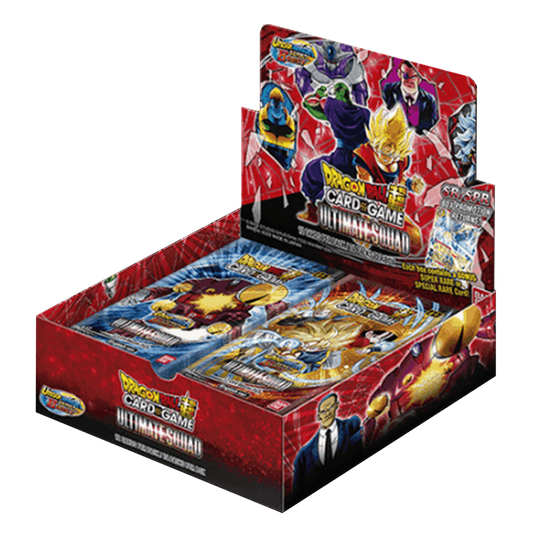 Dragonball Super Card Game Ultimate Squad BT17 Unison Warrior Series Set 08 Display
