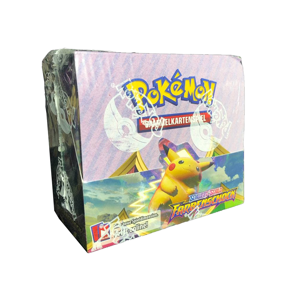 Pokémon Schwert und Schild Farbenschock Booster Display  