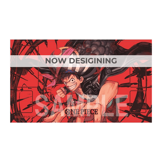 One Piece Card Game Offizielle Luffy Ruffy Playmat mit Film outfit piratenoutfit rot
