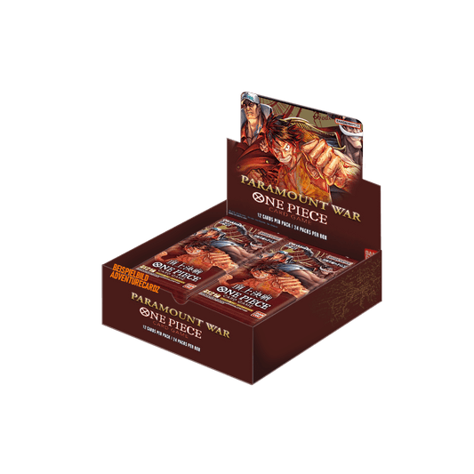 One Piece Card Game Paramount War Set 02 display englisch
