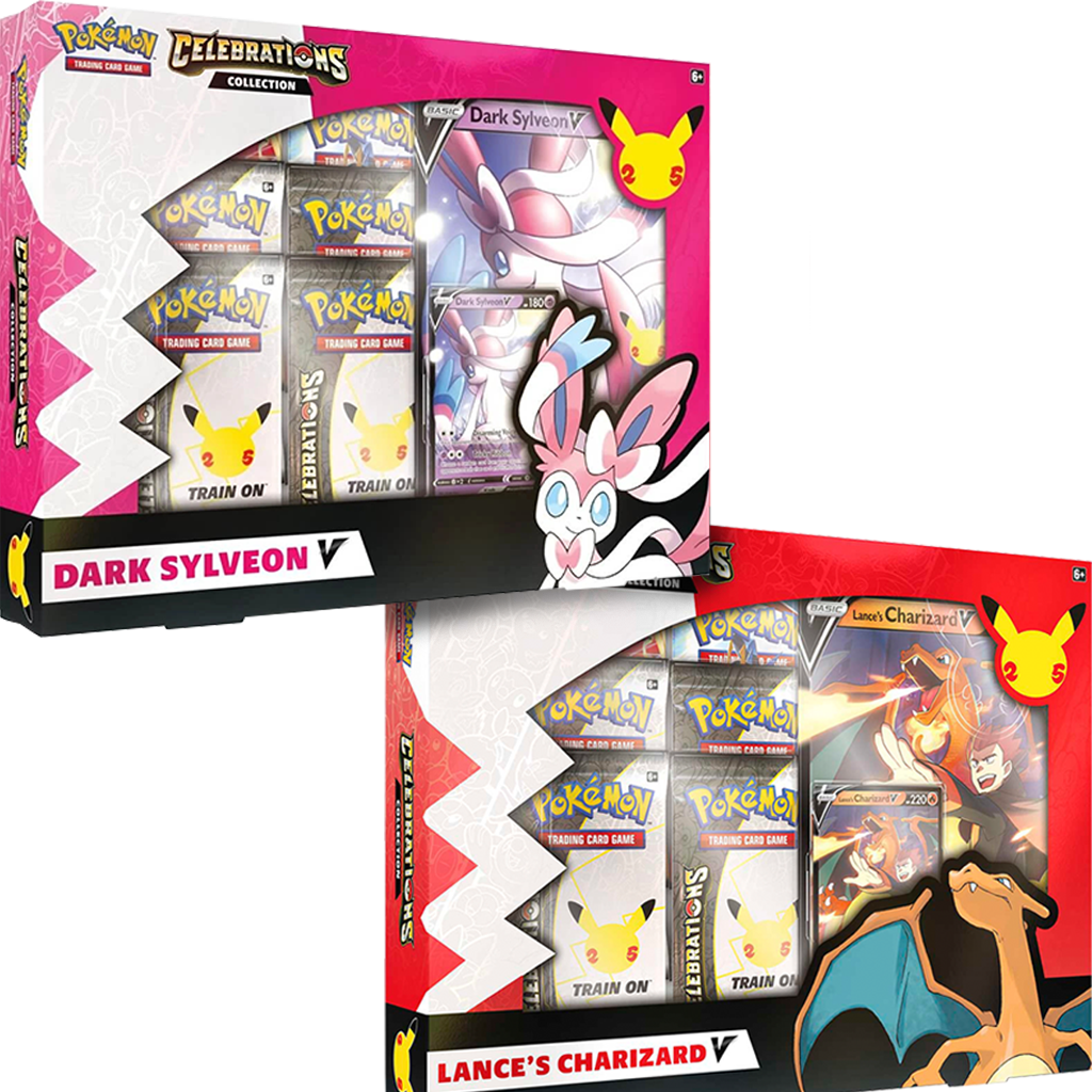 Pokemon Celebrations Dark Sylveon & Lance´s Charizard V Box