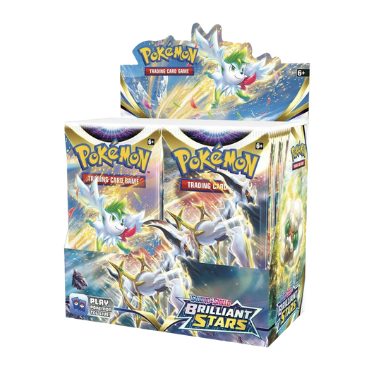 Pokemon Schwert und Schild Strahlende Sterne Booster Display Deutsch mit 36 Boosterpacks