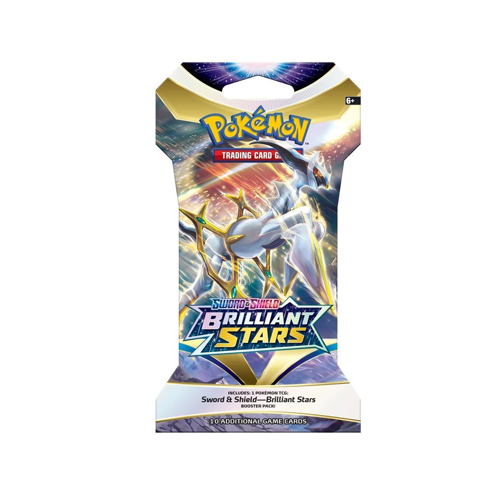 Pokemon Schwert & Schild Strahlende Sterne Sleeved Booster Arceus artwork