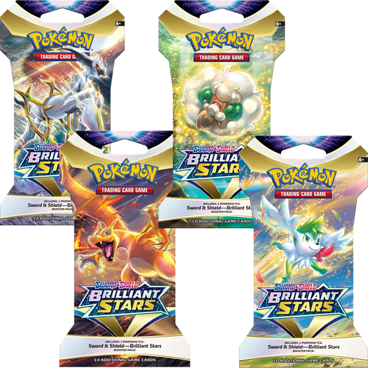 Pokemon Schwert & Schild Strahlende Sterne Sleeved Booster artworkset
