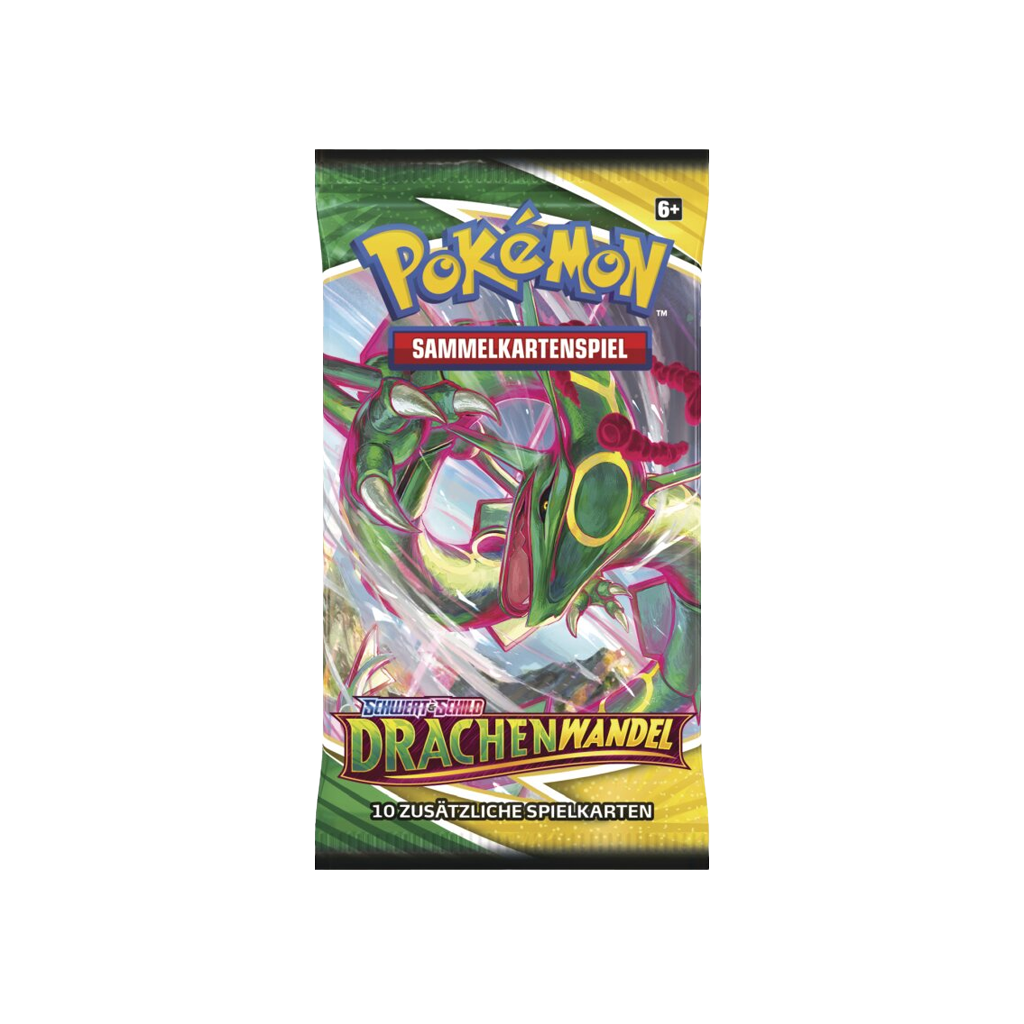 Pokemon Schwert & Schild Drachenwandel Booster Rayquaza Artwork